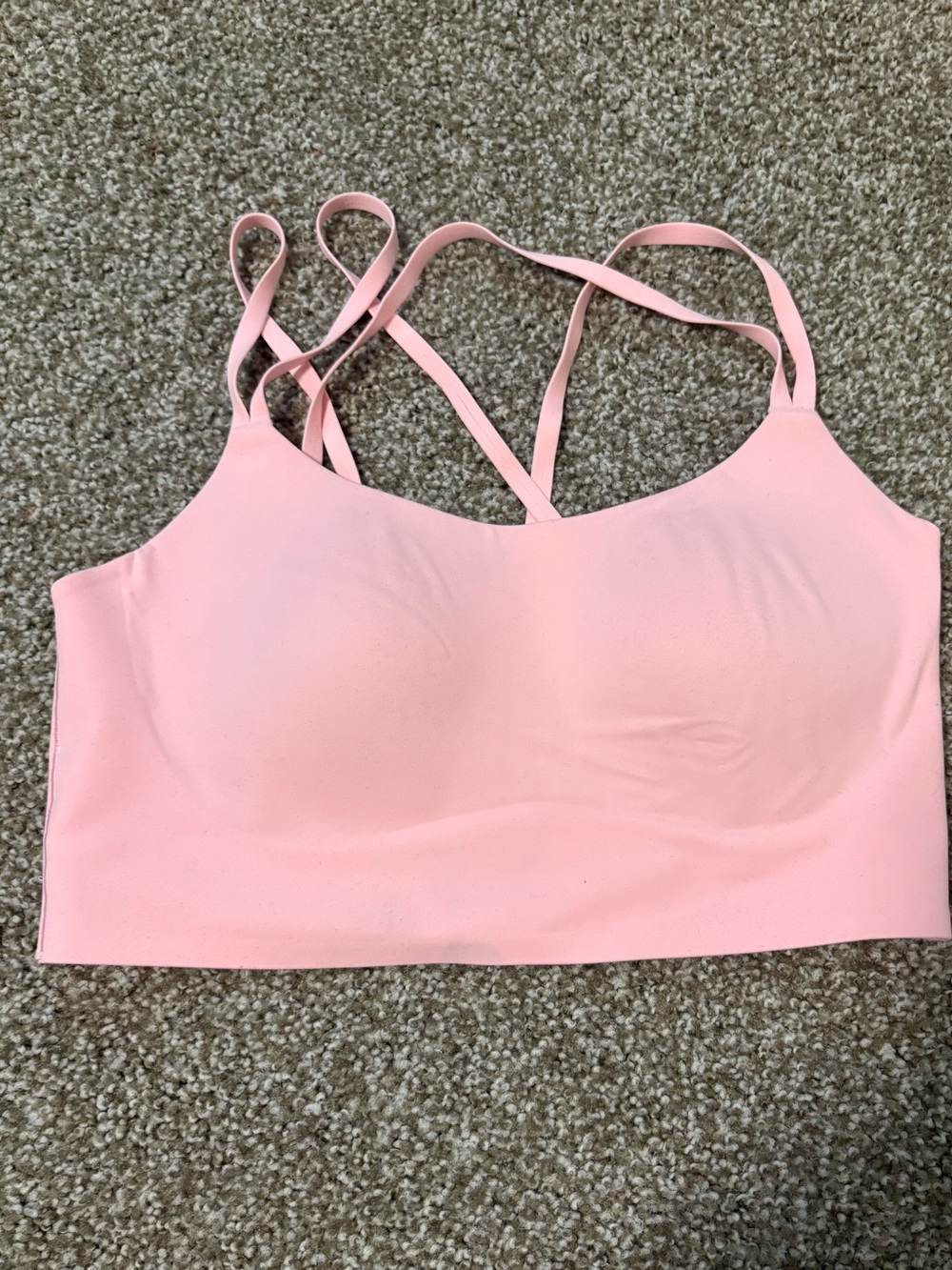 Aerie Offline Seamless Pink Strappy Bralette